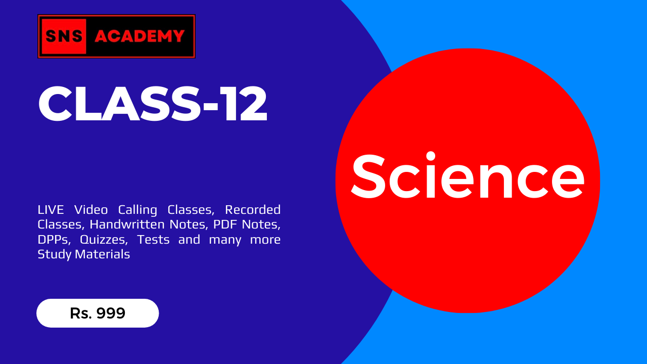CBSE Class-12 (Science) All Subjects-Complete Course