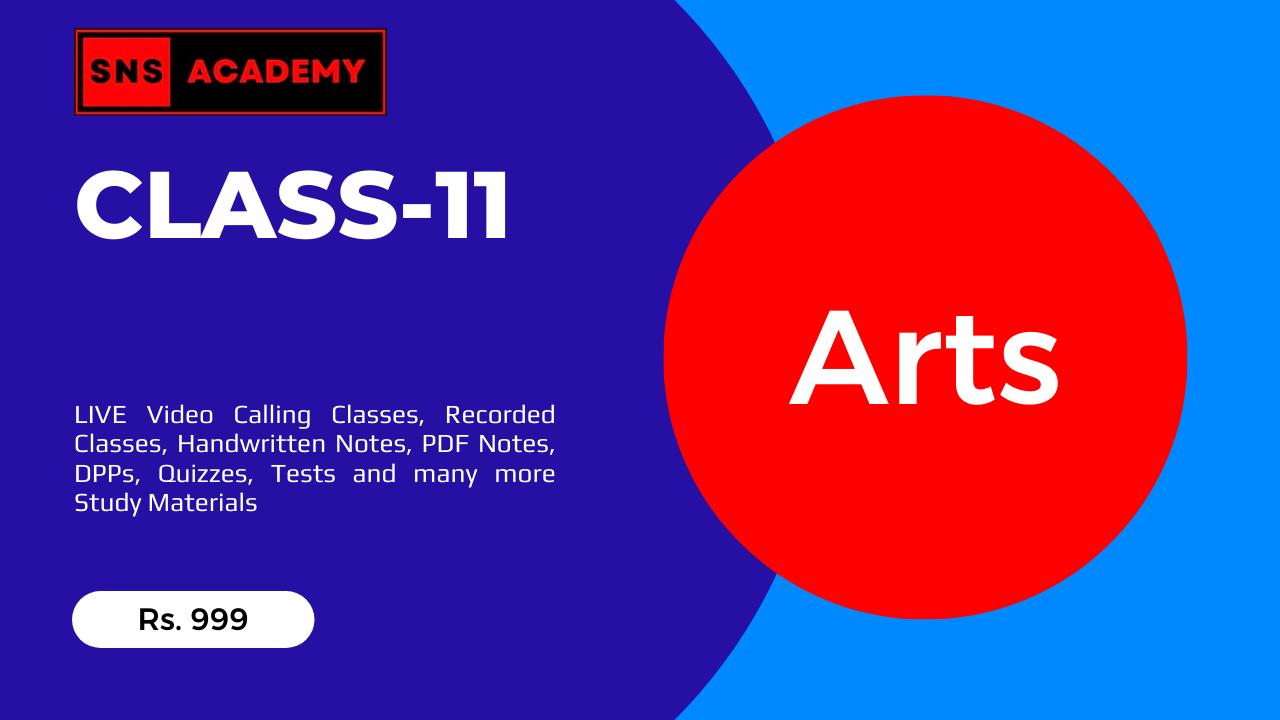 CBSE Class-11 (Arts) All Subjects-Complete Course