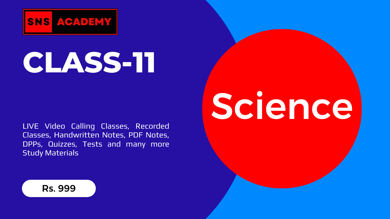 CBSE Class-11 (Science) All Subjects-Complete Course